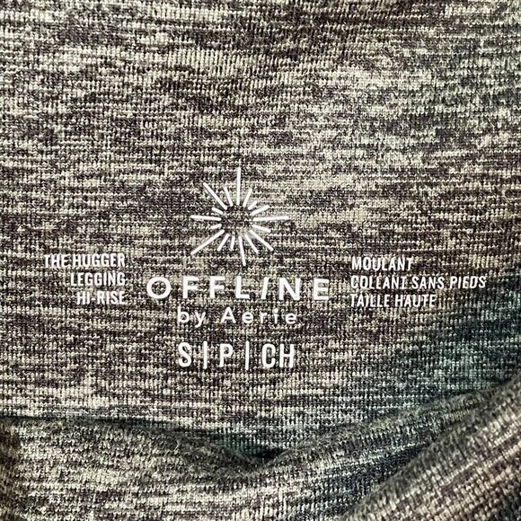 NWT Aerie Offline The Hugger Legging Hi-Rise Gray Pockets Size Small - Picture 5 of 13